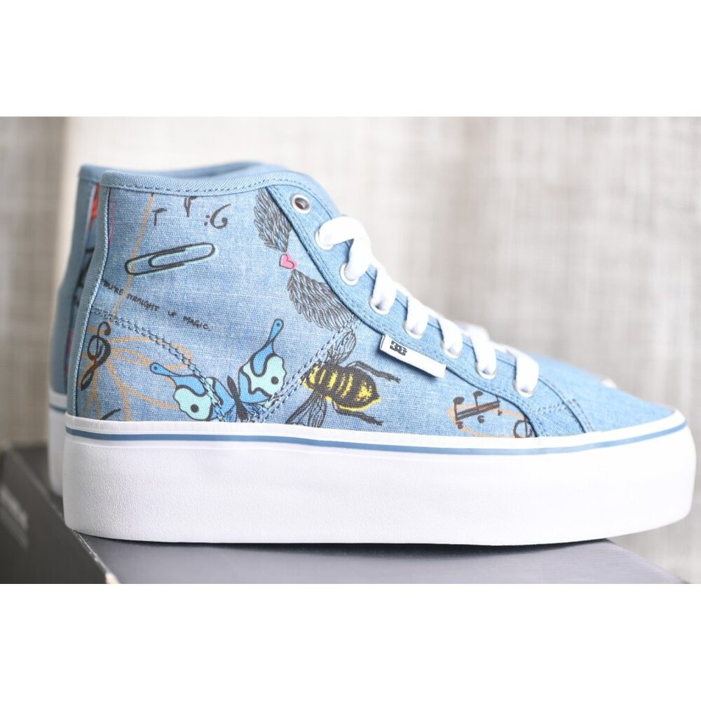 New! Size: 5.5 Women | Dolce & Gabbana Manual Hi Platform | Denim Color - Picture 3 of 15
